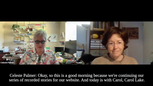 Celeste Palmer with Carol Lake